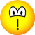 ! emoticon talking (exclamation mark)